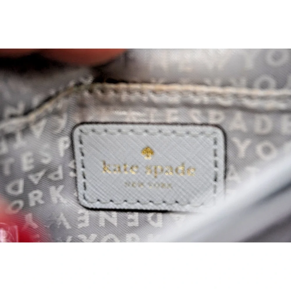 Kate Spade Crossbody Purse Blueish Gray
